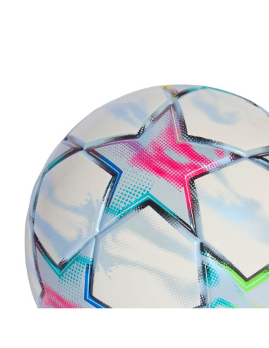 Piłka nożna adidas ucl mini 26/27 league stage biało-błękitna ke9770