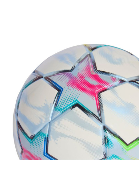 Piłka nożna adidas ucl mini 26/27 league stage biało-błękitna ke9770