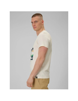 T-shirt regular z nadrukiem męski 4f 4fraw25ttshm3378-11s 2