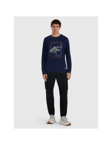 Longsleeve regular z nadrukiem męski 4f 4fraw25tlonm606-31s