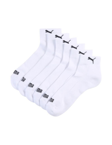 Skarpety puma cushioned quarter 3 pak białe 938581 02