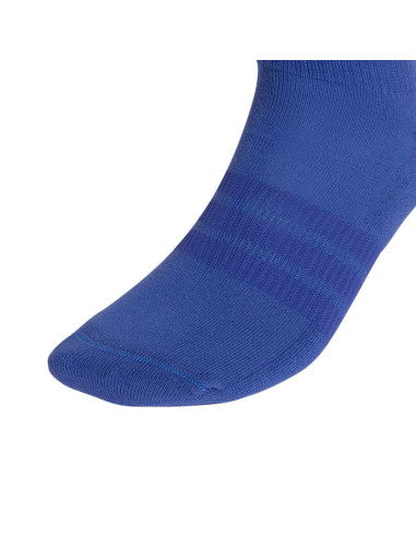 Skarpety adidas cushioned sportswear crew 3p granatowe, szare, niebieskie kq6762