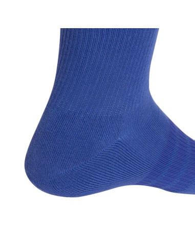 Skarpety adidas cushioned sportswear crew 3p granatowe, szare, niebieskie kq6762