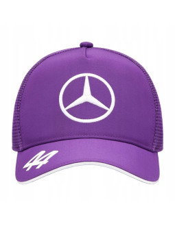 Czapka z daszkiem mercedes amg petronas f1 2024 lewis hamilton driver trucker - mapf1-rp-lh 2