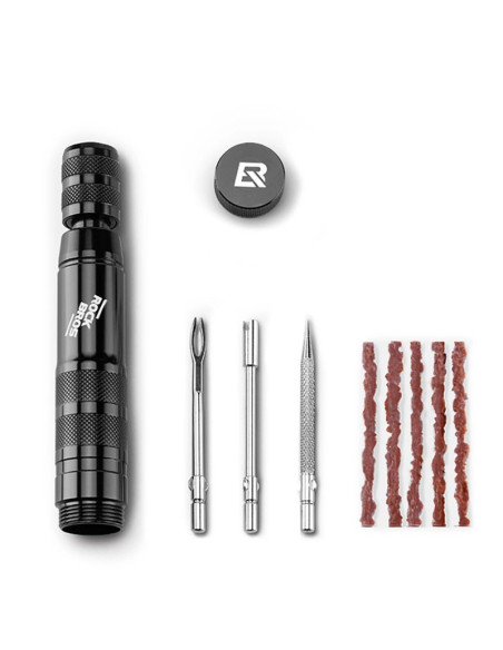Zestaw naprawczy rockbros do opon bezdętkowych tubeless - czarny