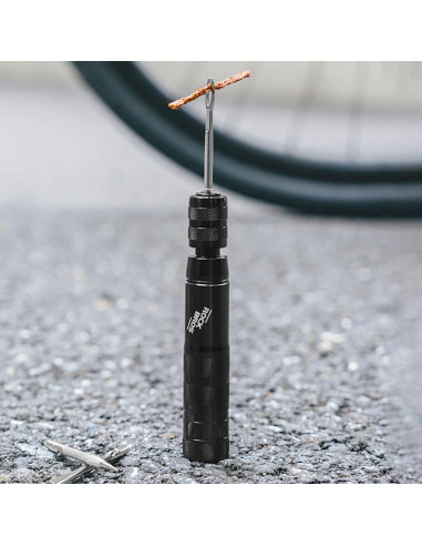 Zestaw naprawczy rockbros do opon bezdętkowych tubeless - czarny