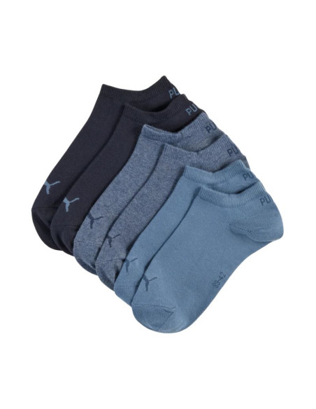 Skarpety puma sneaker plain 3 pak granatowe, niebieskie 938624 22