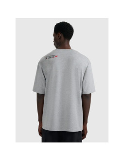 T-shirt oversize z nadrukiem męski 4f 4fraw25ttshm3257-27m 2