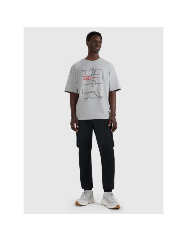 T-shirt oversize z nadrukiem męski 4f 4fraw25ttshm3257-27m