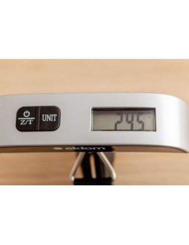Eldom elektroniczna waga bagażowa wb10 velart dokładność 50g waga max. 50 kg