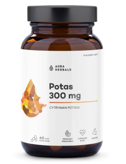 Potas 300 Mg, Cytrynian Potasu (60 Kaps.)