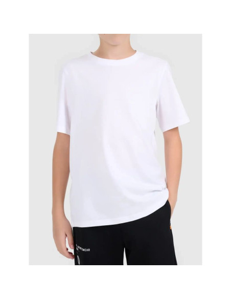 T-shirt gładki bawełniany chłopięcy 4f 4fjwmm00ttshm2330-10s