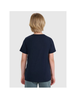 T-shirt regular z nadrukiem chłopięcy 4f 4fjrmm00ttshm3255-31s 2