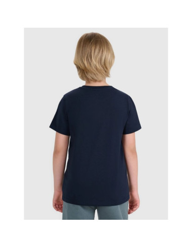 T-shirt regular z nadrukiem chłopięcy 4f 4fjrmm00ttshm3255-31s
