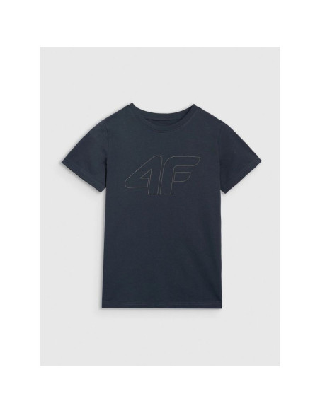 T-shirt regular z nadrukiem chłopięcy 4f 4fjrmm00ttshm3255-31s