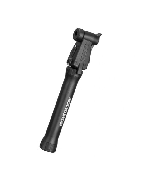 Mini pompka rowerowa rockbros tm-1701p 80 psi do wentyli presta i schrader - czarna