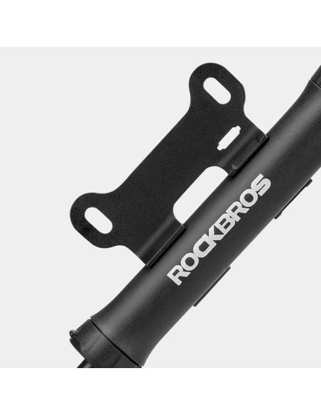Mini pompka rowerowa rockbros tm-1701p 80 psi do wentyli presta i schrader - czarna