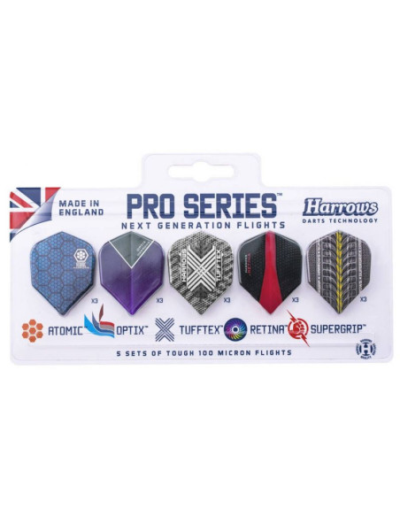 Zestaw piórek harrows system pro series 5x3