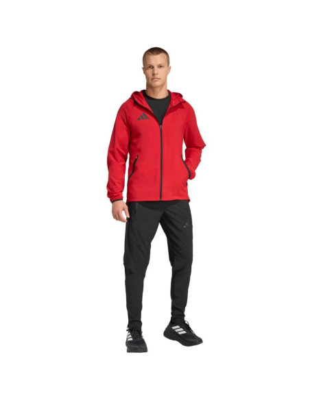Kurtka męska adidas tiro 26 travel windbreaker czerwona kd3337