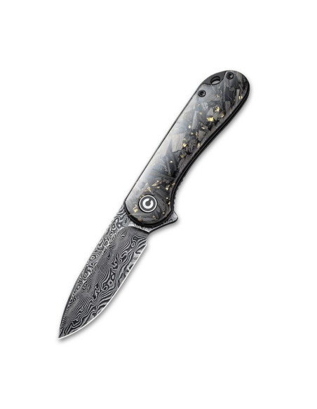 Nóż civivi elementum damast resin cf&g c907c-ds1