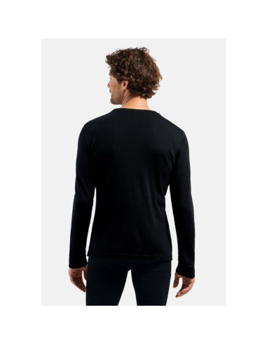 Koszulka męska odlo bl top crew neck l/s merino 260 roz. l czarna