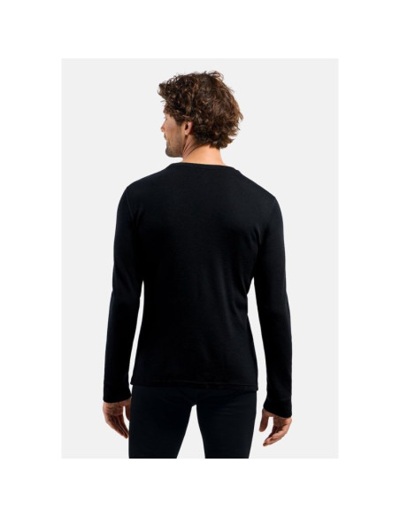 Koszulka męska odlo bl top crew neck l/s merino 260 roz. l czarna
