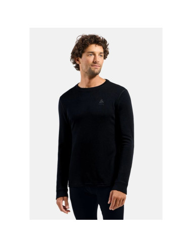 Koszulka męska odlo bl top crew neck l/s merino 260 roz. l czarna