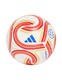 Piłka nożna adidas spain rfef 26/27 pro biało-czerwono-pomarańczowa ke5082