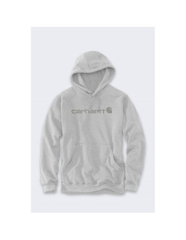 Bluza z kapturem carhartt marquette logo sweatshirt - heather gray/gray rozmiar: l