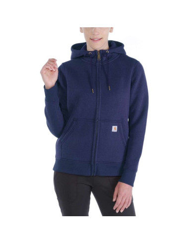 Bluza damska carhartt clarksburg zip sweatshirt - navy