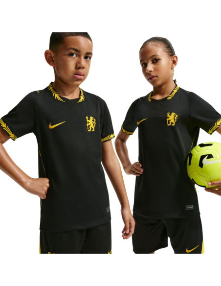 Koszulka dla dzieci nike chelsea f.c. stadium 2026/27 czarna ii1707 011