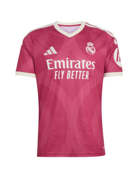 Koszulka męska adidas real madrid 26/27 third jersey różowa ia7520