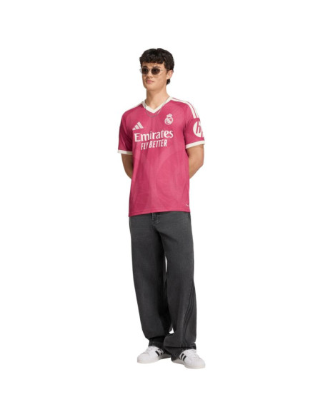 Koszulka męska adidas real madrid 26/27 third jersey różowa ia7520