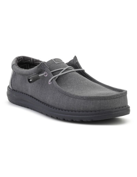 Heydude wally stretch canvas block granite grey/multi 44353-1vt