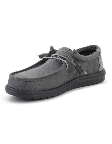 Heydude wally stretch canvas block granite grey/multi 44353-1vt