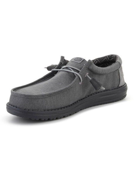Heydude wally stretch canvas block granite grey/multi 44353-1vt