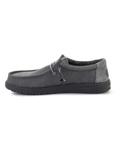 Heydude wally stretch canvas block granite grey/multi 44353-1vt