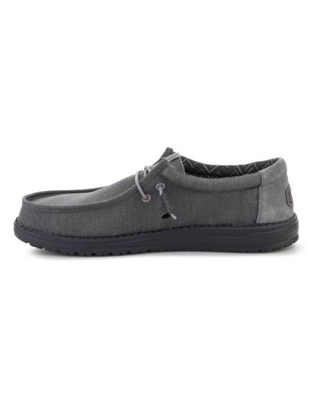 Heydude wally stretch canvas block granite grey/multi 44353-1vt