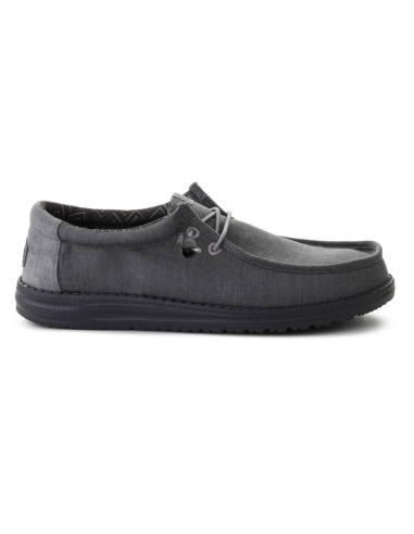 Heydude wally stretch canvas block granite grey/multi 44353-1vt