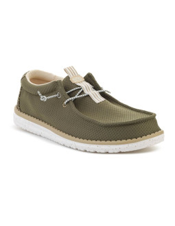 Heydude wally mesh neutrals winter green/multi 45301-3ch