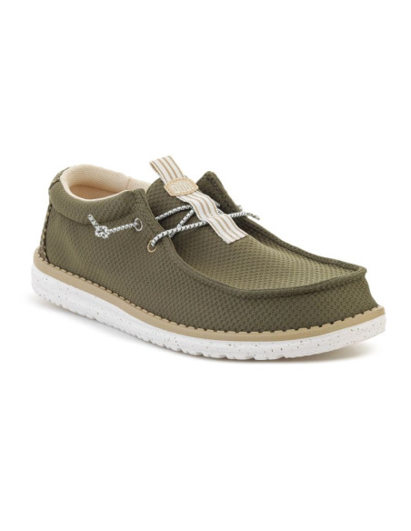 Heydude wally mesh neutrals winter green/multi 45301-3ch