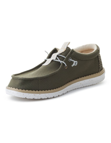 Heydude wally mesh neutrals winter green/multi 45301-3ch