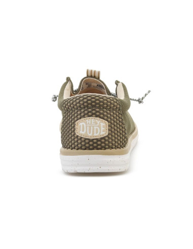 Heydude wally mesh neutrals winter green/multi 45301-3ch