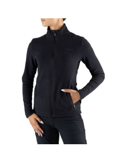Bluza polarowa damska viking tesero lady czarna rozpinana trekkingowa (740/24/5658/0900)