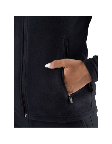 Bluza polarowa damska viking tesero lady czarna rozpinana trekkingowa (740/24/5658/0900)