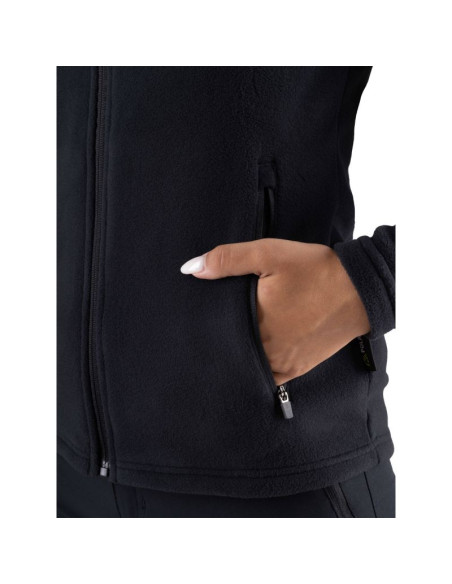 Bluza polarowa damska viking tesero lady czarna rozpinana trekkingowa (740/24/5658/0900)