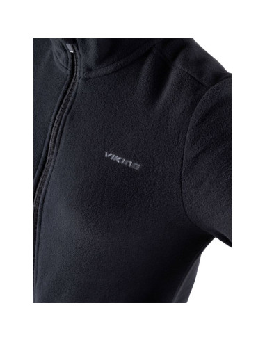 Bluza polarowa damska viking tesero lady czarna rozpinana trekkingowa (740/24/5658/0900)