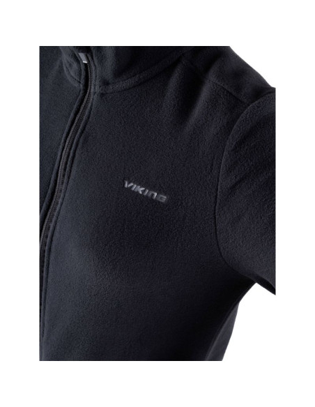 Bluza polarowa damska viking tesero lady czarna rozpinana trekkingowa (740/24/5658/0900)