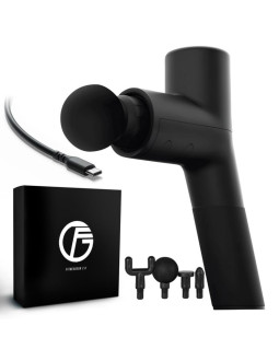 Extralink massage gymgun fit 2.0 lite | pistolet do masażu | 4 głowice, 6 trybów