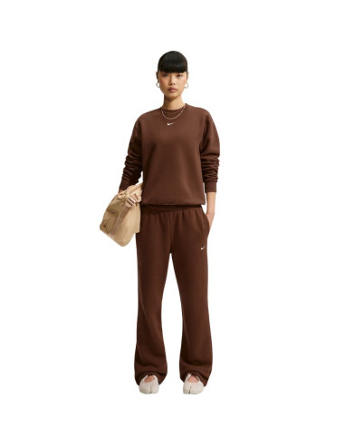 Spodnie damskie nike studio fleece medium weigh brązowe im8078 259